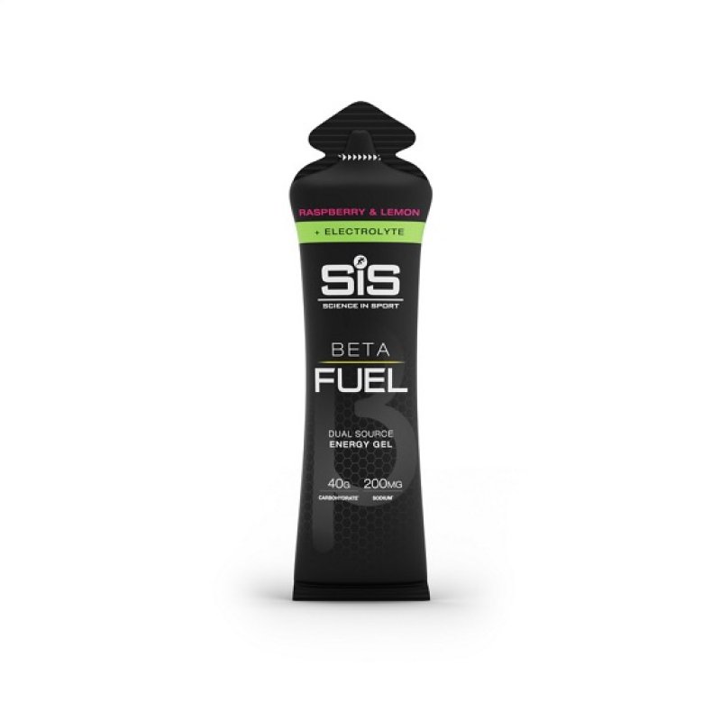 SIS Beta Fuel+Electrolitos Gel · 60ml Frambuesa & Limón